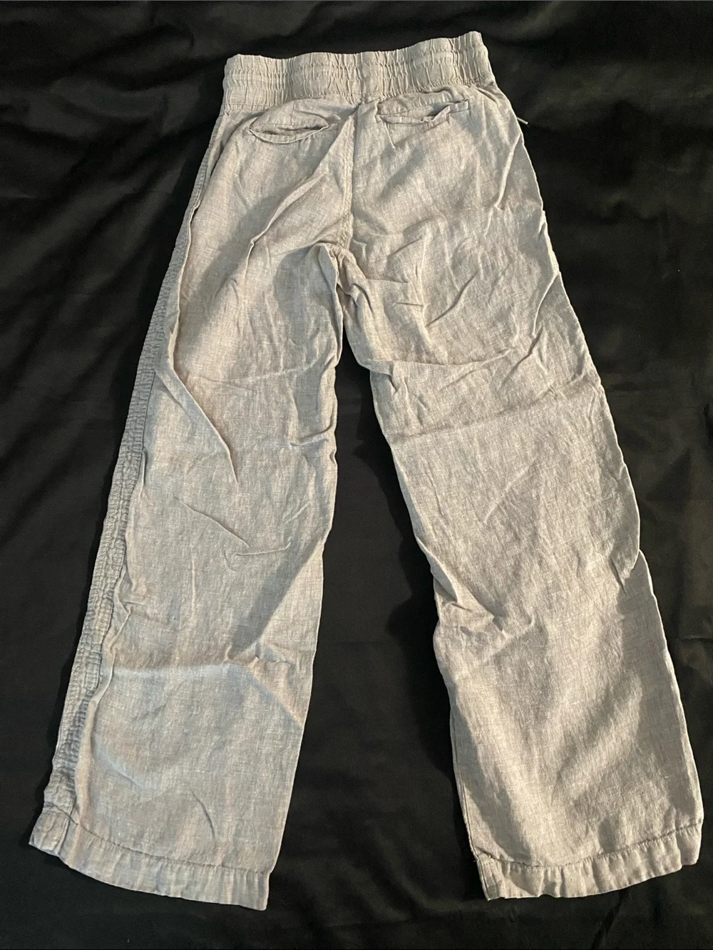 A Light Gray Drawstring Jogger Pants